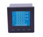 Three phase intelligent voltmeter (liquid crystal display)